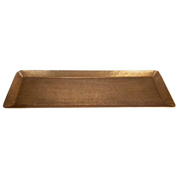 Cosy @ Home Schaal Goud 73,5x19xh2,5cm Rechthoek Alu Minium