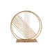 Cosy @ Home Vaas Circle Glass Tube 4,5x18cm Goud 20x 7xh20cm Rond Metaal