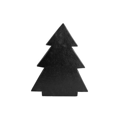 Arbre De Noël Vintage Noir 18x5xh24,5cm Aluminium  Cosy @ Home