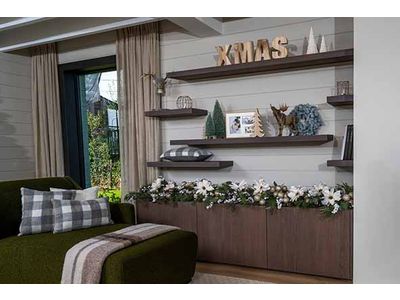 Kerstboom Natuur 16x2xh28cm Hout 