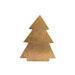 Kerstboom Goud 18x5xh24,5cm Aluminium  