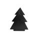 Kerstboom Vintage Zwart 24x6,5xh30cm Alu Minium 