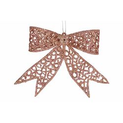 Strik Hanger Glitter Roze 18x3xh13cm  