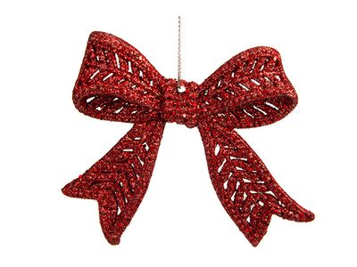 Strik Set2 Glitter Rood 14x3xh12cm 