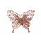 Vlinder Hanger Glitter Roze 10xh9cm  