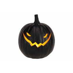 Cosy @ Home Tete Citrouille Jack-o-lantern Led 3aa B Att Not Incl Noir 16x16xh17,5cm Rond Re 