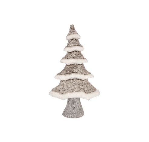 Arbre De Noël Fur Gris 36x14xh57cm   Cosy @ Home