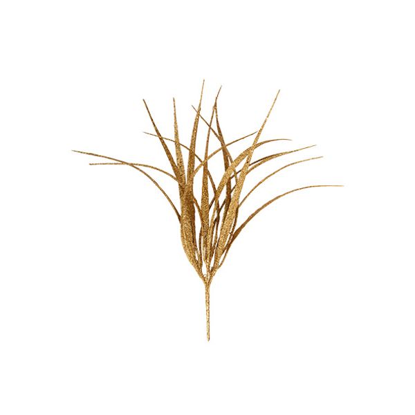 Glittertak Grass Bush Goud 30x30xh40cm K Unststof 