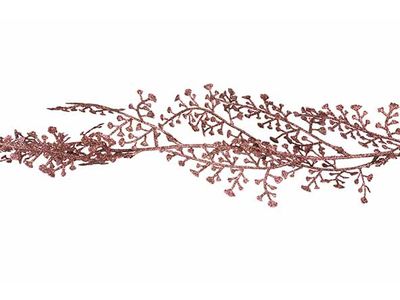 Guirlande Buds Glitter Rose 180cm Plasti C