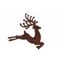 Hanger Deer Glitter Bruin 12xh12cm Kunst Stof 