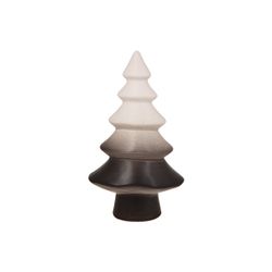 Cosy @ Home Kerstboom Degraded Anthraciet 12,2x7,5xh 21,5cm Andere Keramiek 