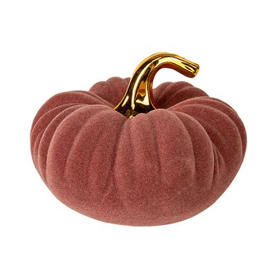 Citrouille Velvet 14,5x13,5xh9,8cm  Rond Ceramique Aubrgine  Cosy @ Home