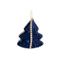 Hanger Velvet Gold Strass Xmas Tree Blau W 8x3xh8cm Kunststof 