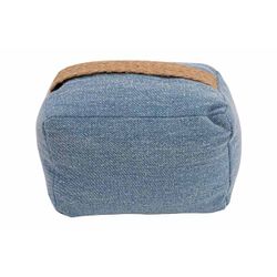 Cosy @ Home Arret De Porte Denim Bleu 15x10xh10cm Po Lyester 