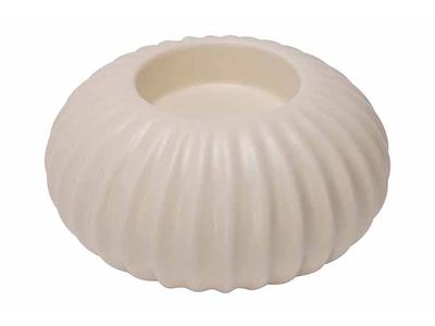 Theelichthouder Newport Creme 10,6x10,6x H5,5cm Rond Porselein