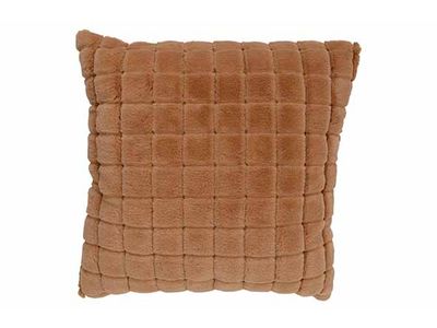 Kussen Checked Camel 45x10xh45cm Polyest Er