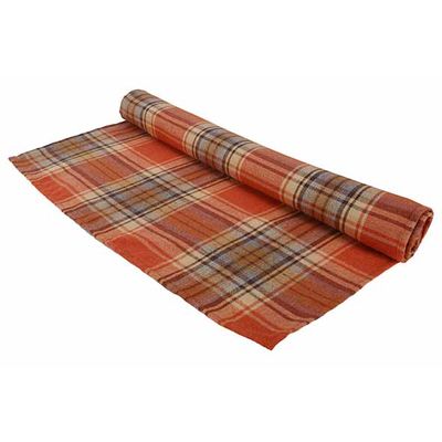 Tafelloper Squares Oranje 40x140cm Polye Ster  Cosy @ Home