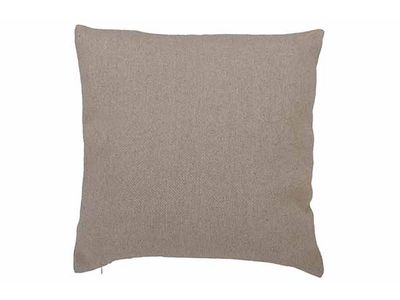 Coussin Jute Beige 40x40xh10cm Coton 