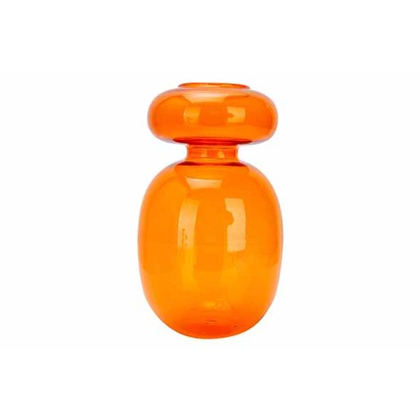 Vaas Theta Oranje D8xh13cm Glas  