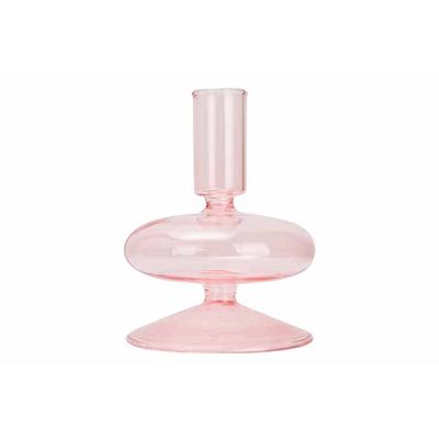 Vase Zeta Rose D9xh12,5cm Verre   Cosy @ Home