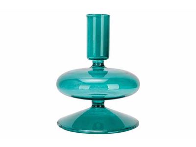 Vaas Zeta Blauw D9xh12,5cm Glas 