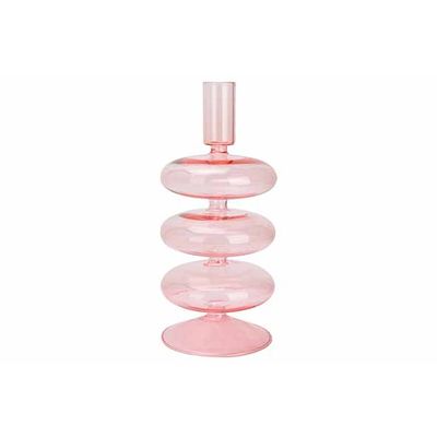 Vase Zeta Rose D9xh19,5cm Verre   Cosy @ Home