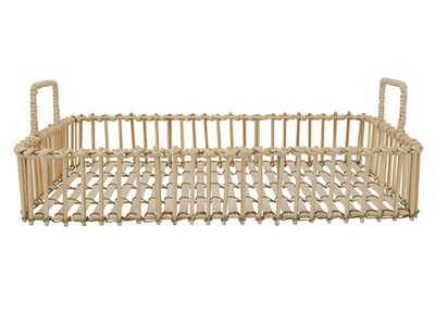 Plateau Bamboo Naturel 40x25xh8cm Bambou 