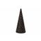 Lamp Led Cone Zwart D8xh20cm Glas Excl 3 Aa Batt 