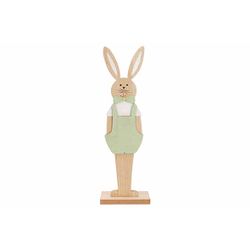 Cosy @ Home Lapin Boy Flashy Green Overall Vert D'he Rbe 12x5xh37,5cm Allonge Bois 