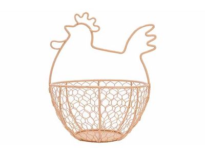 Panier Chicken Sable 14x14xh15,5cm Autre  Metal