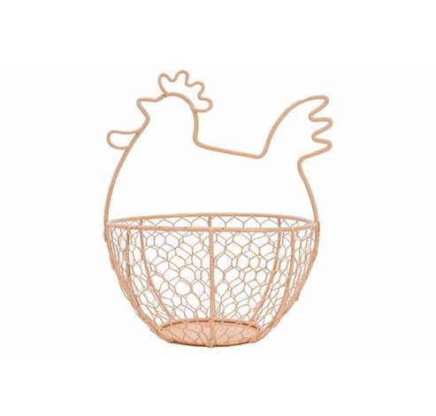 Panier Chicken Sable 14x14xh15,5cm Autre  Metal  Cosy @ Home