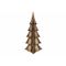 Kerstboom Louis Bruin 11,6x11,4xh26cm La Ngwerpig Polyresin 