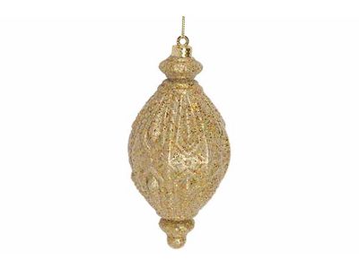 Hanger Drop Glitter Goud 8x8xh16cm Kunst Stof