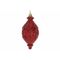 Hanger Drop Glitter Rood 8x8xh16cm Kunst Stof 