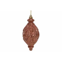 Hanger Drop Glitter Oud Roze 8x8xh16cm K Unststof 