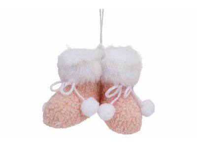 Hanger 2 Boots Roze 8x8xh7cm Textiel 