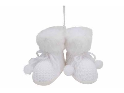 Hanger 2 Boots Wit 8x8xh7cm Textiel 