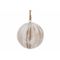 Kerstbal Wash Natuur D8cm Hout  