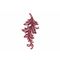 Hanger Leaf Glitter Bordeaux 7xh16cm Kun Ststof 