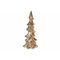 Kerstboom Elegant Goud 10,5x8xh24cm Lang Werpig Polyresin 