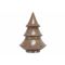 Kerstboom Glazed Taupe 13x13xh19,5cm Ron D Aardewerk 