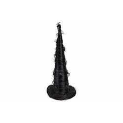 Cosy @ Home Chapeau Sorciere Spiders Ratan Noir 31x3 1xh68cm Plastic 