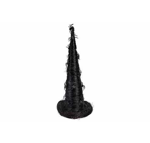 Chapeau Sorciere Spiders Ratan Noir 31x3 1xh68cm Plastic  Cosy @ Home