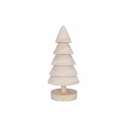 Kerstboom Nordic Natuur 10x10xh23cm Lang Werpig Hout 