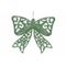 Hanger Strik Glitter Groen 12x10cm Kunst Stof 