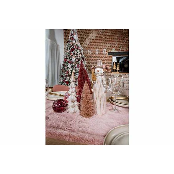 Kerstboom Glitter Koper 10x10xh20cm Kuns Tstof 