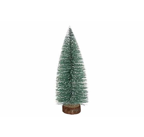 Arbre De Noël Snow Brush Vert 11x11xh26c M Allonge Plastic  Cosy @ Home