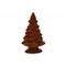 Kerstboom Flocked Roest 8x8xh13,5cm Lang Werpig Aardewerk 