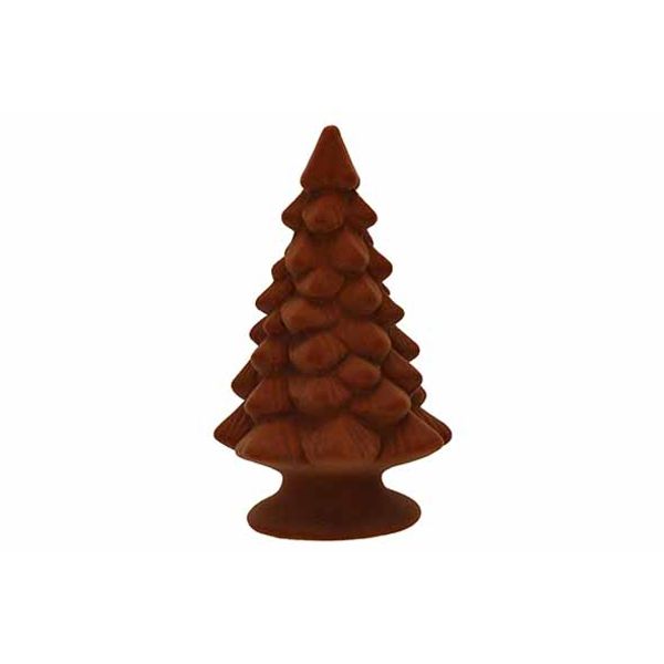 Kerstboom Flocked Roest 8x8xh13,5cm Lang Werpig Aardewerk 