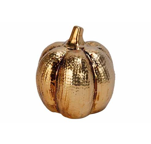 Citrouille Dore 9,3x9,3xh10,3cm Sphere G Res  Cosy @ Home